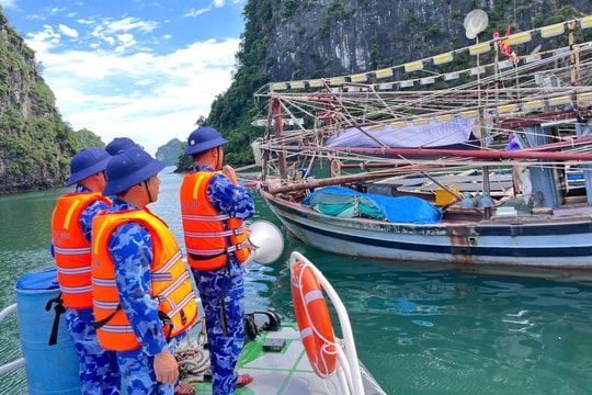 Bộ đội Biên phòng, Hải quân, Cảnh sát biển chủ động phòng chống bão số 11