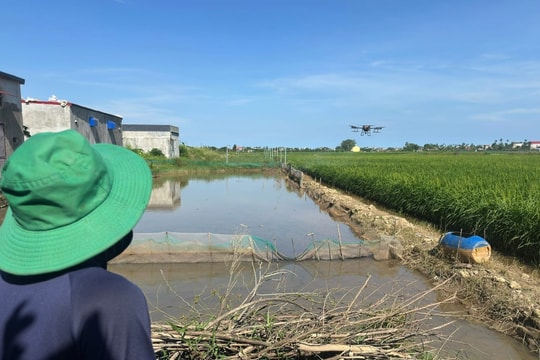 Quản lý thiết bị bay không người lái trên ruộng đồng