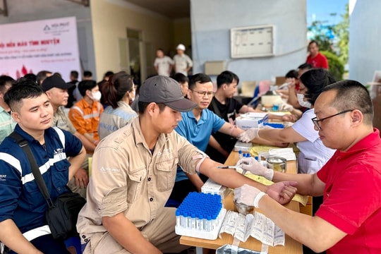 Thúc đẩy phong trào hiến máu tình nguyện trong doanh nghiệp