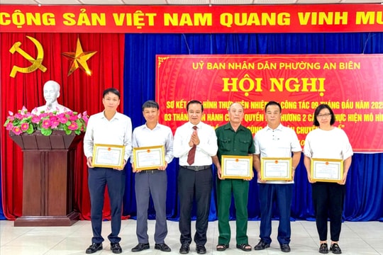 An Biên số hóa 100% hồ sơ hành chính