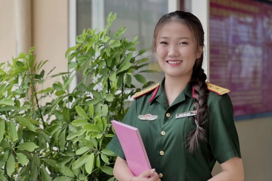 Hải Phòng có một nữ trung uý là gương thanh niên sống đẹp 2025