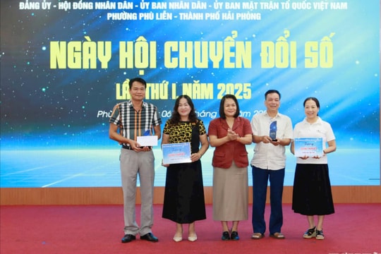 Phường Phù Liễn tổ chức nhiều hoạt động chuyển đổi số