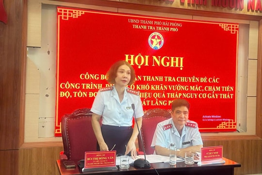 Công bố kết luận thanh tra một số dự án chậm tiến độ, hiệu quả thấp