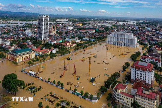 Lũ đặc biệt lớn trên sông Cầu, sông Thương và khả năng đạt đỉnh vào sáng sớm 9/10