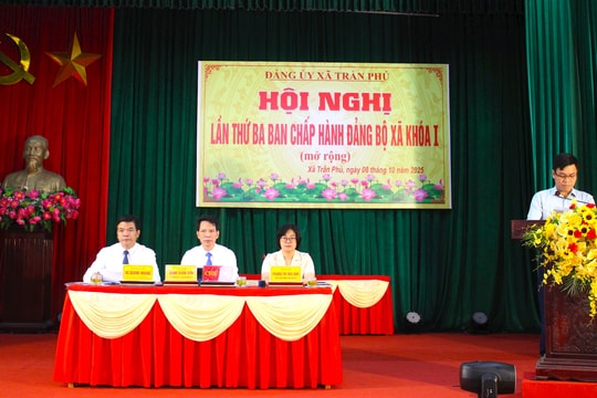 Xã Trần Phú xây dựng 4 đề án, 5 công trình trong nhiệm kỳ 2025 - 2030