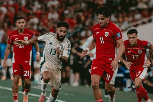 Thua ngược Saudi Arabia, tuyển Indonesia dần xa giấc mơ dự World Cup 2026