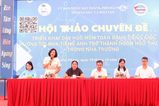 Phát triển năng lực toán học và giao tiếp tiếng Anh cho học sinh Hải Phòng