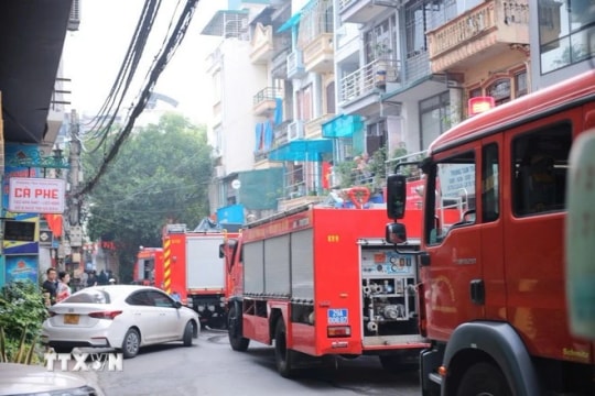 Công an Hà Nội thông tin vụ cháy nhà dân lúc rạng sáng làm 5 người thiệt mạng