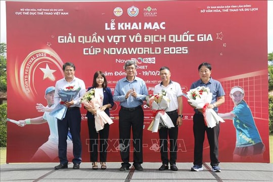 Khởi tranh Giải Quần vợt Vô địch Quốc gia - Cúp NovaWorld 2025