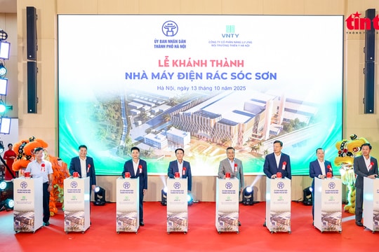 Khánh thành Nhà máy điện rác lớn nhất Việt Nam