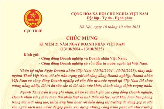 Ngành thuế đồng hành cùng cộng đồng doanh nghiệp, doanh nhân