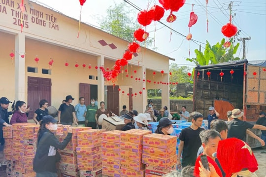 SOS An Lão - cầu nối nghĩa tình giữa thành phố Cảng và đồng bào vùng lũ