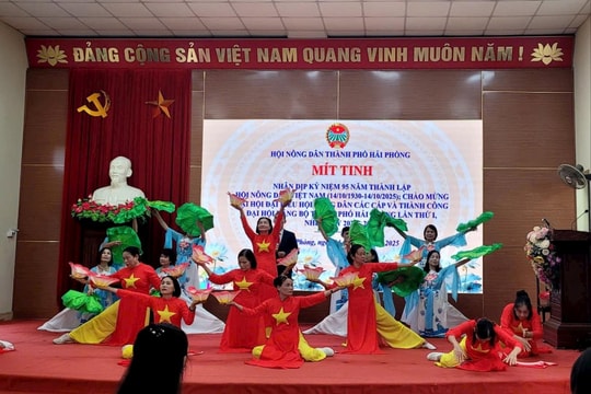 Thành phố Hải Phòng có 107 Hội Nông dân cấp cơ sở với hơn 549.000 hội viên