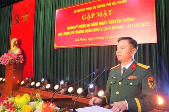 Gặp mặt kỷ niệm 80 năm Ngày truyền thống lực lượng vũ trang Quân khu 3