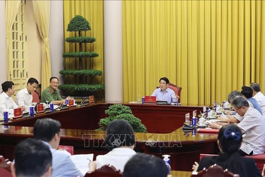 Chủ tịch nước làm việc về công tác chuẩn bị cho Lễ mở ký Công ước Hà Nội