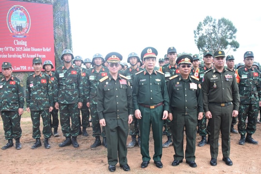 Diễn tập cứu hộ, cứu nạn chung giữa quân đội Việt Nam - Lào - Campuchia