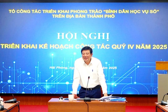 Hải Phòng đẩy mạnh triển khai phong trào 'Bình dân học vụ số'