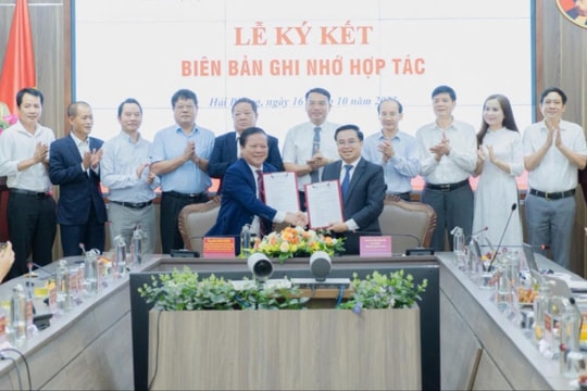 Hiệp hội Du lịch Hải Phòng và Trường Đại học Hải Phòng ký kết hợp tác