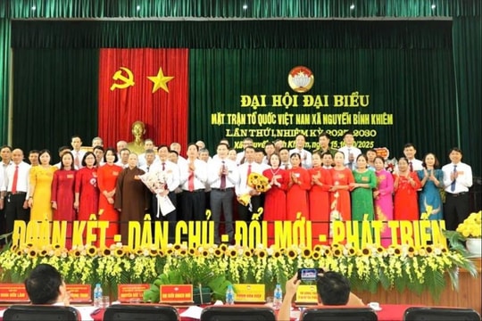MTTQ Việt Nam xã Nguyễn Bỉnh Khiêm phấn đấu mỗi thôn có ít nhất một công trình, phần việc tiêu biểu
