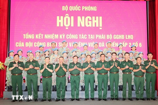Việt Nam đề xuất mở rộng thêm 5 loại hình đơn vị tham gia gìn giữ hòa bình