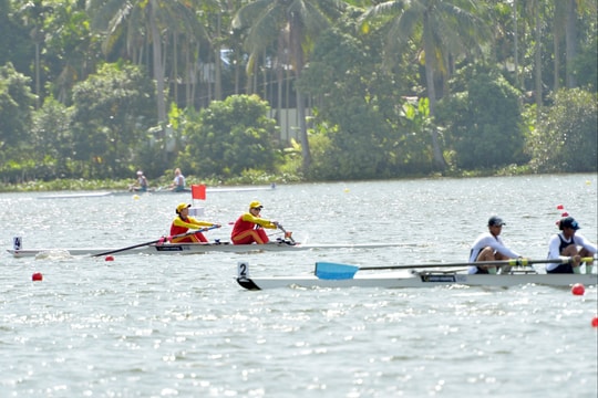 Exciting first day of Asian Rowing Championships