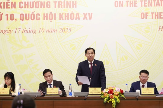 Họp báo giới thiệu về Kỳ họp thứ 10 Quốc hội khóa XV