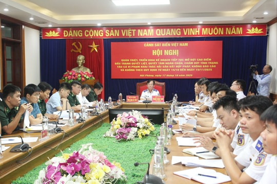 Cảnh sát biển mở đợt cao điểm ngăn chặn, chấm dứt tình trạng tàu cá vi phạm IUU