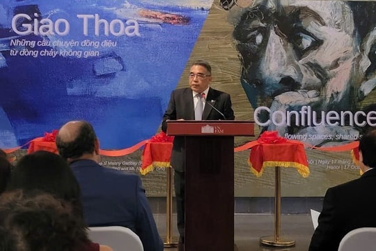 Khai mạc triển lãm 'Giao thoa', kết nối nghệ thuật Việt Nam - Philippines