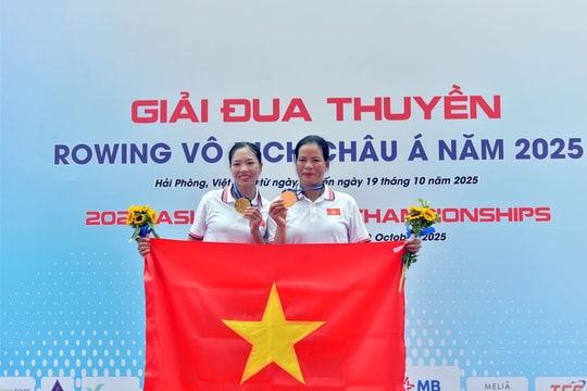 Vietnam wins four gold medals at 2025 Asian Rowing Championships