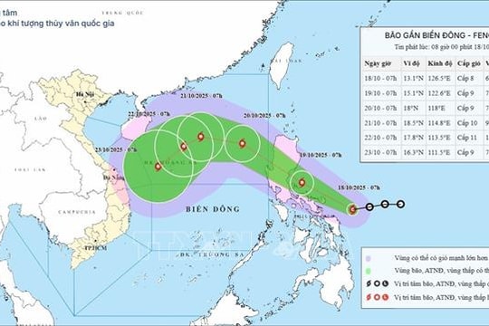 Bão Fengshen đi vào Biển Đông trở thành cơn bão số 12