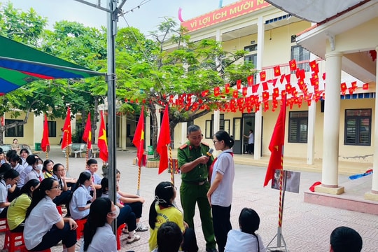 Phát huy vai trò Công an cấp xã trong bảo đảm an toàn giao thông