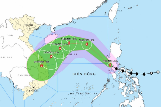 Bão Fengshen tăng cấp, hướng về khu vực Bắc Biển Đông