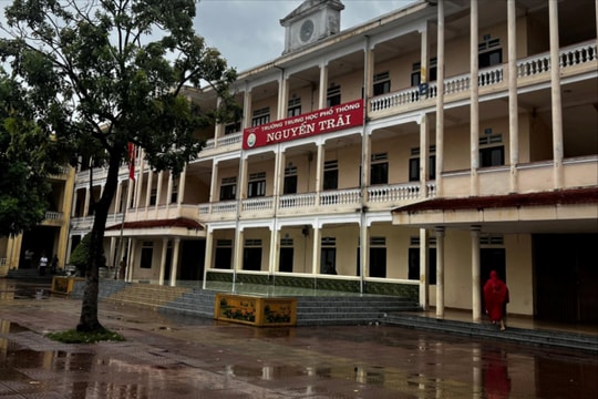 Trường THPT Nguyễn Trãi xuống cấp