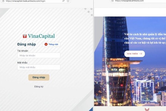 Ủy ban Chứng khoán Nhà nước cảnh báo giả mạo VinaCapital để lừa đảo