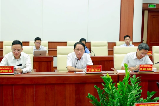 Bí thư Thành ủy Lê Tiến Châu làm việc với Tập đoàn Xây dựng Thái Bình Dương