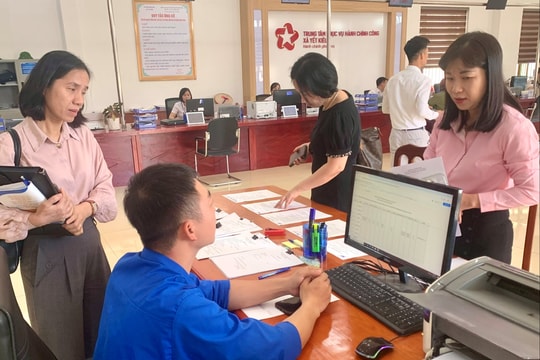 Kiểm tra công tác cải cách hành chính tại 2 xã Yết Kiêu và Gia Phúc