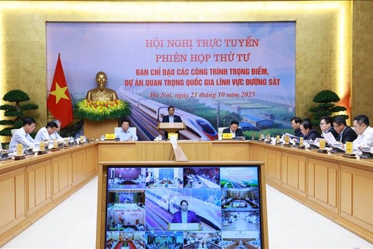 Thủ tướng Phạm Minh Chính chủ trì họp thúc đẩy các dự án đường sắt