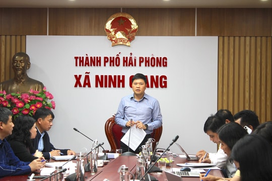 Tỷ lệ hồ sơ thủ tục hành chính trực tuyến ở xã Ninh Giang đạt hơn 92%