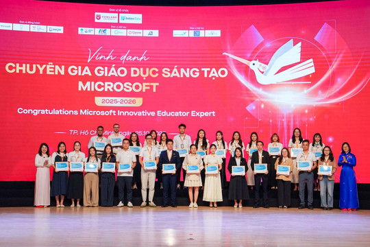 Vinh danh các nhà giáo và trường học đổi mới sáng tạo 2025 - 2026