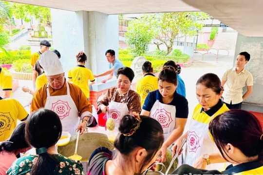 Câu lạc bộ Thiện Nhân Tâm chùa Cương Xá lan tỏa yêu thương
