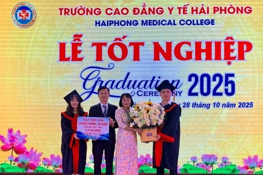 299 sinh viên Trường Cao đẳng Y tế Hải Phòng được công nhận tốt nghiệp