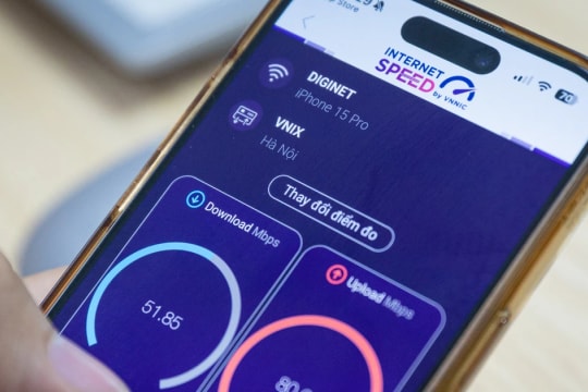 Tốc độ mạng băng rộng cố định Việt Nam tăng trưởng 7 tháng liên tiếp