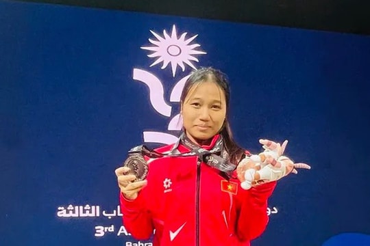 Nữ lực sĩ Việt Nam giành 2 huy chương tại Đại hội thể thao trẻ châu Á 2025