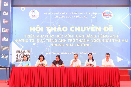 Nỗ lực đưa tiếng Anh trở thành ngôn ngữ thứ hai trong trường học Hải Phòng