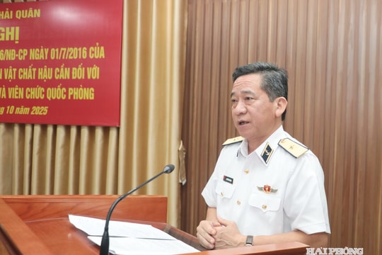 Quân chủng Hải quân chú trọng  bảo đảm hậu cần