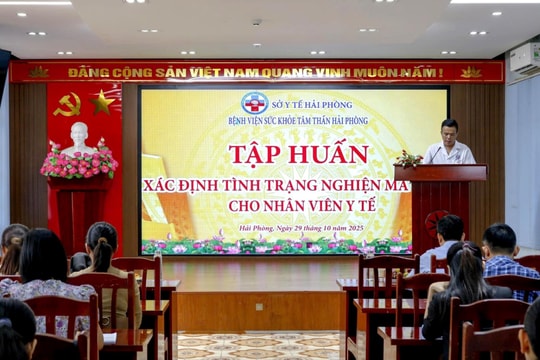 Nâng cao khả năng xác định tình trạng nghiện ma túy cho nhân viên y tế