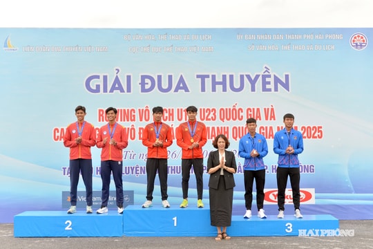 Khai mạc Giải đua thuyền Rowing và giải Canoeing Cup quốc gia tại Hải Phòng