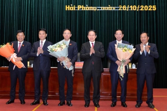 Phê chuẩn kết quả bầu các Phó chủ tịch HĐND, UBND thành phố Hải Phòng