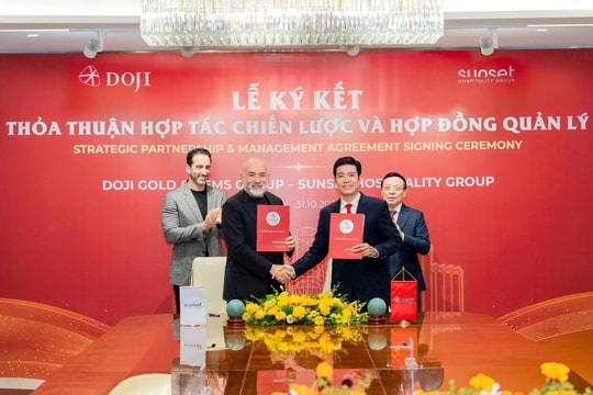 Tập đoàn Doji và Sunset Hospitality Group ký kết hợp tác chiến lược - bước đột phá đưa trải nghiệm ẩm thực cao cấp đến Việt Nam