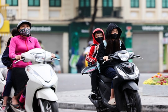 Không khí lạnh tăng cường gây mưa lớn ở miền Bắc và Trung Bộ